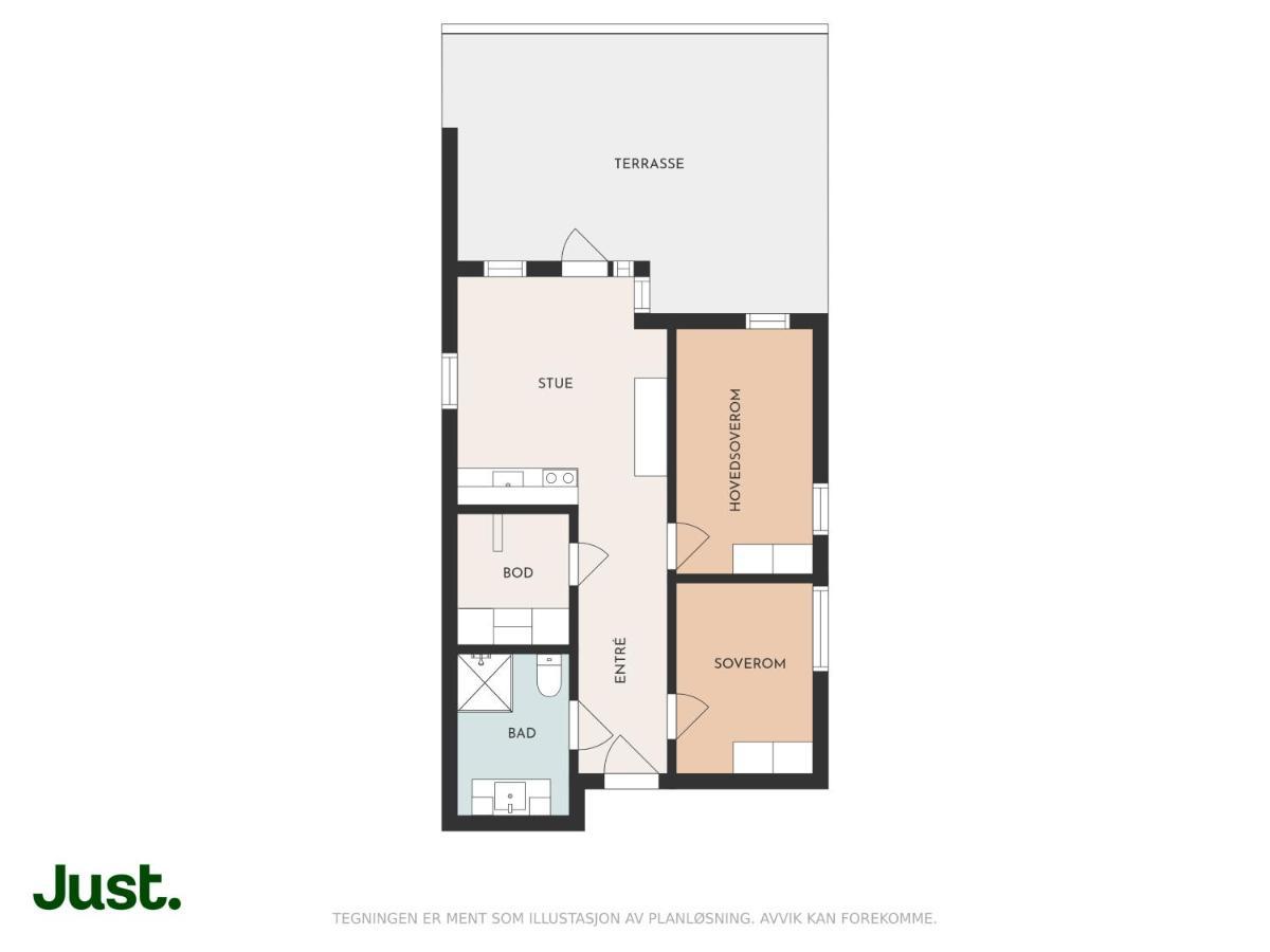 Skir 2 Bdr Corner View Apartement Tromso Exterior photo